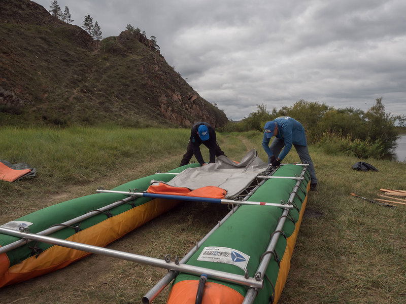 Сплав по Селенге на катамаранах