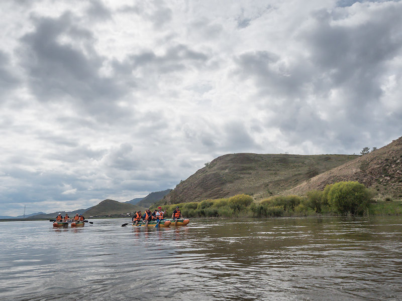 Сплав по Селенге на катамаранах