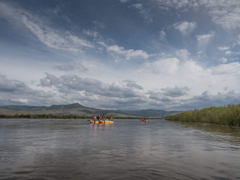 Сплав по Селенге на катамаранах